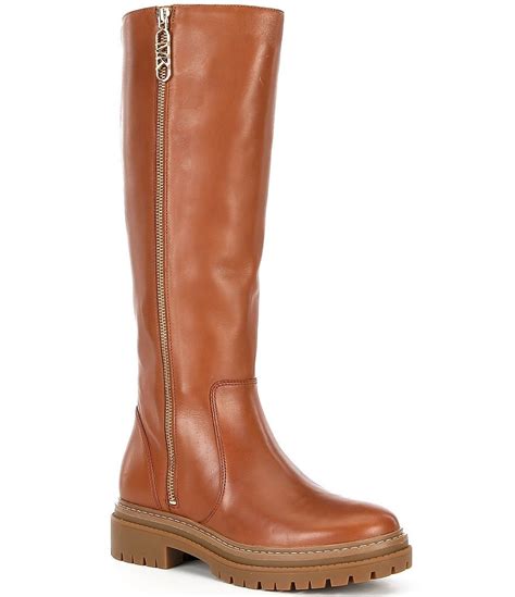 michael kors regan boots|regan leather boots.